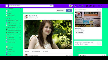 How to change Facebook color and font style