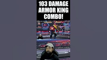 HUGE Damage Armor King Combo! #lilmajin #tekken8 #tekken