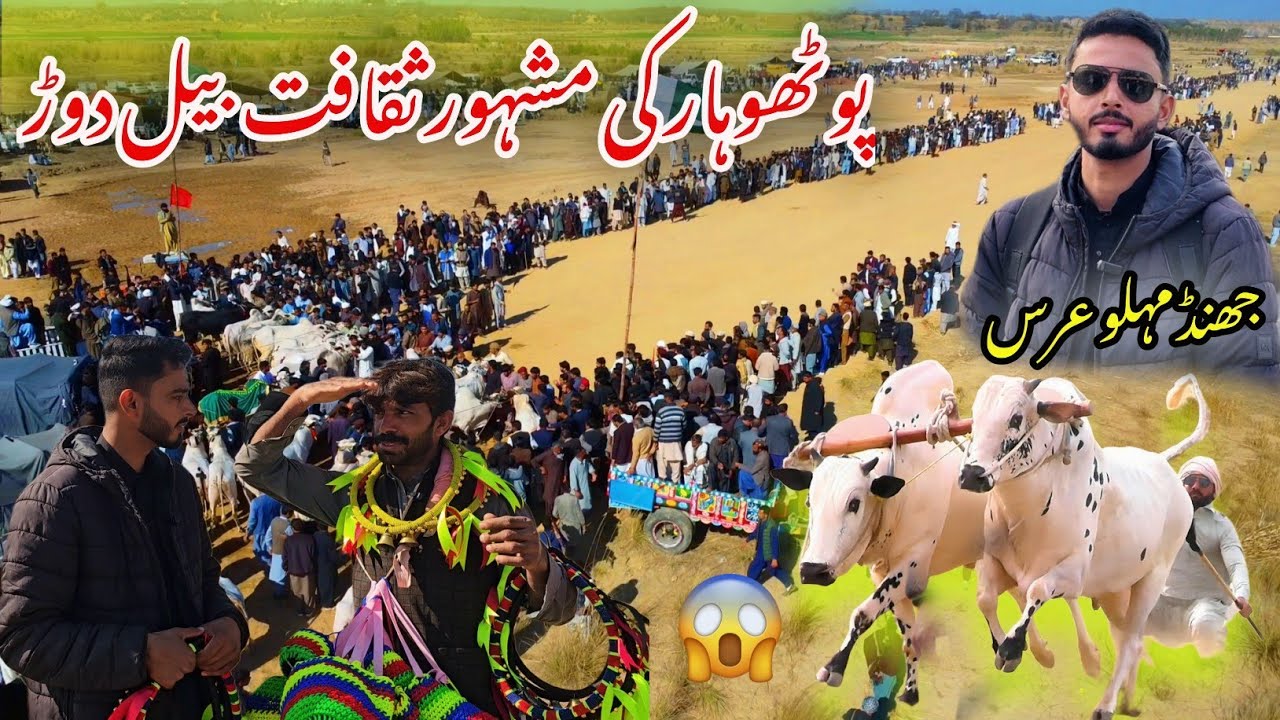 Traditional Bull Race in Pothohar | Jhand Mehlu Mela 2026 😲 | Hamza Jillani Vlog