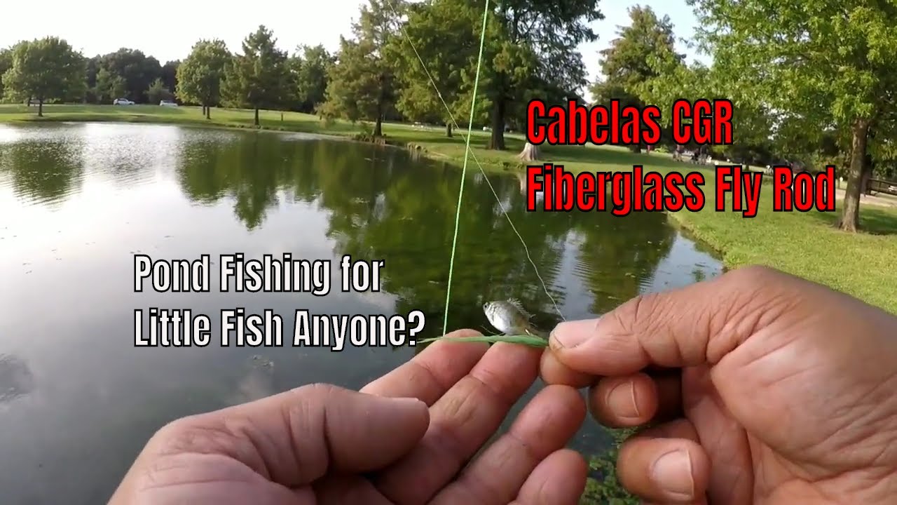 Cabelas CGR Fiberglass Fly Rod  2wt for Fingerling Bass on a