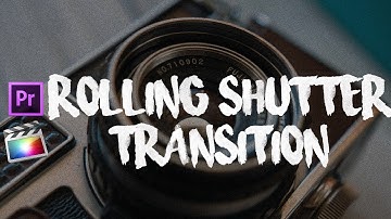 Epic Rolling Shutter Transition For Your Videos! || Premiere Pro, Final Cut Pro