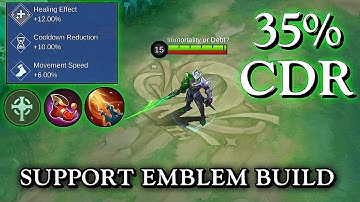 Trying 35% CDR Support Emblem Argus Build, Is it Any Good?