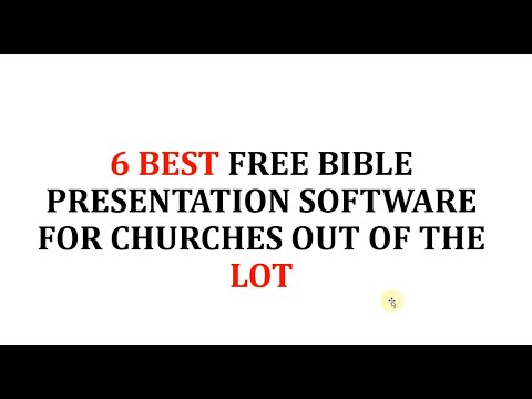 best free bible presentation software