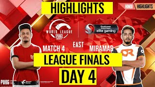 PMWL East League Finals Day 4 | Miramar Match 22 PUBG Mobile World League Season Zero 2020 Highlight