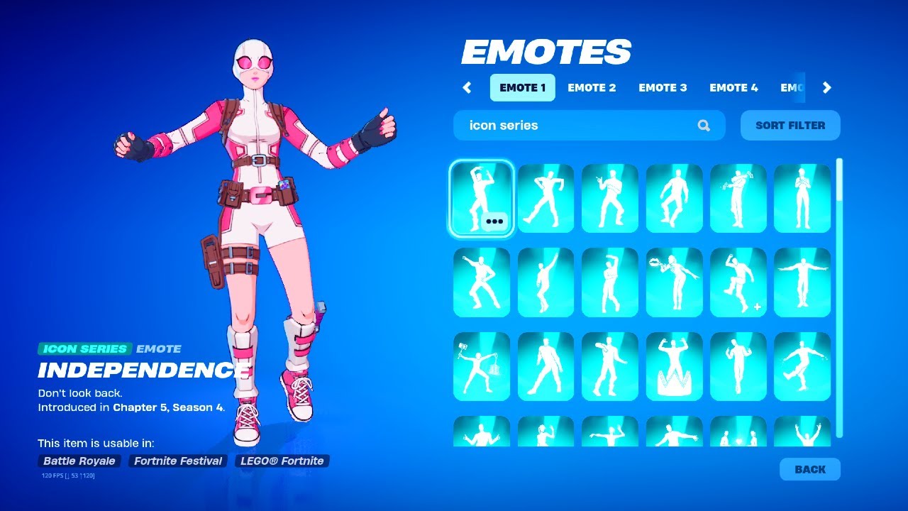 ALL NEW ICON SERIES EMOTES IN FORTNITE YouTube 