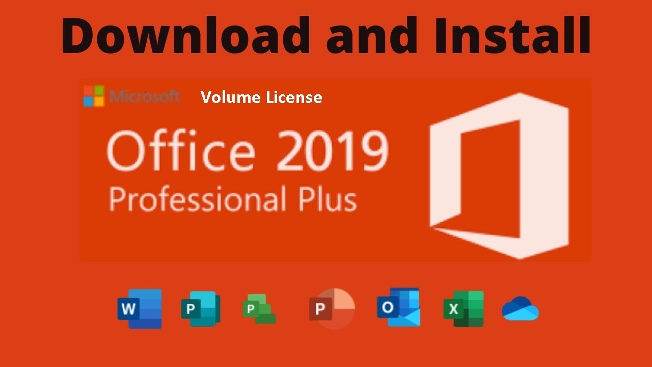  Update Install Office 2019 ProPlus Volume License by using the Office Deployment Tool