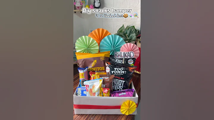 Diy snacks hamper🍬#hamper #snacks #giftideas #ytshorts