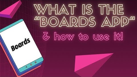Boards app (It Works - new recruits training video)