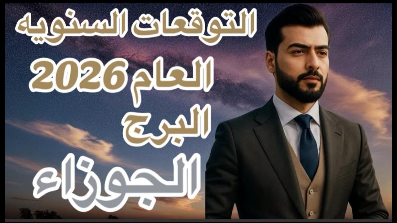 التوقعات السنويه البرج الجوزاء السنه 2026 عالم الفلك عبدالقادر
