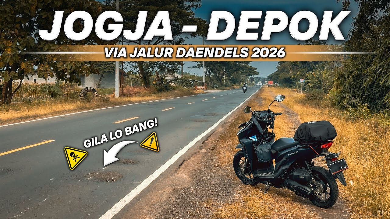 Kawasan Motor Wajib Sehat! Solo Touring Vario 125 Standar | Jogja - Depok via Selatan