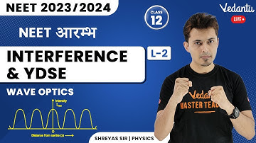 Interference & YDSE  | Wave Optics L2 | NEET 2023 | NEET 2024 | #neetphysics | Shreyas Sir