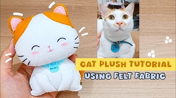 Easy Cat Plush Tutorial Inspired by My Cat | PDF Pattern Included