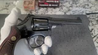 Smith and wesson model 14 masterpiece old collectable revolver