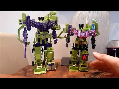 Transformers K.O. 'oversized' G1 DEVASTATOR Review