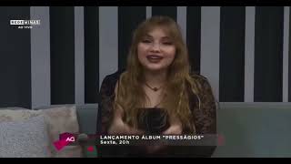 Amanda Birchal no programa Agenda Rede TV 