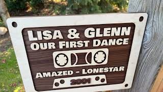 Nostalgic Custom Cassette Tape Wooden Sign