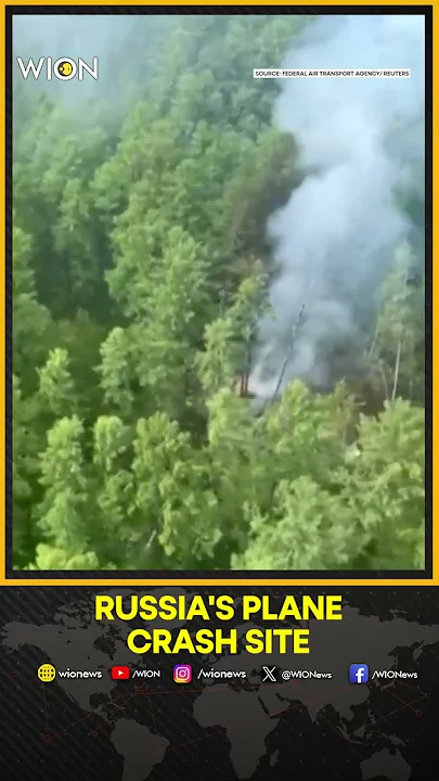 Russia Plane Crash: Crash Site of AN-24 Passenger Plane in Russia’s Far East, Killing 49 | Shorts