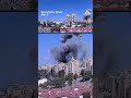 Video shows the moment an Iranian missile hit a building in Israel
