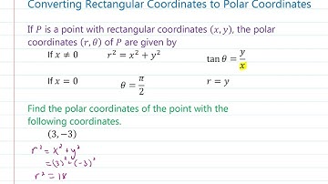Converting Rectangular Coordinates to Polar Coordinates