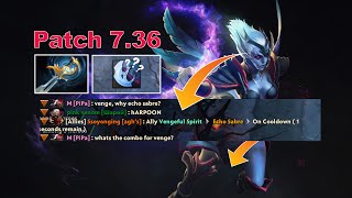 FUNNY Reactions Echo Saber Vengeful Patch 7.36