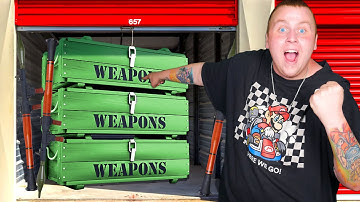 I Bought a Storage Unit FULL OF WEAPONS For $250!