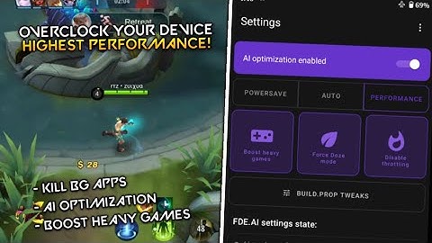 Overclock your Device using FDE.AI! Highest Performance - Boost GPU and CPU - Fix Lag in Any Games
