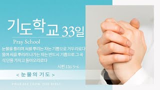 #기도33일 #샘터교회 #기도50일 #눈물의기도 #눈물