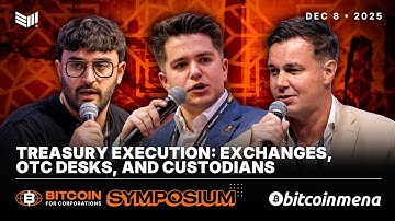 Treasury Execution  Exchanges, OTC Desks, and Custodians w/Nick Coombs (BitGo)