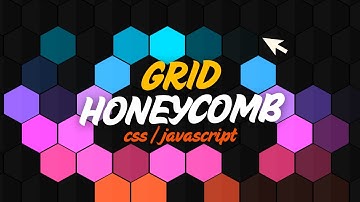 Create a Stunning Honeycomb Grid with Hover Effects | HTML, CSS & JavaScript Tutorial