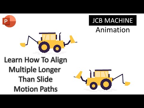 PowerPoint Motion Paths: JCB Machine Animation Tutorial