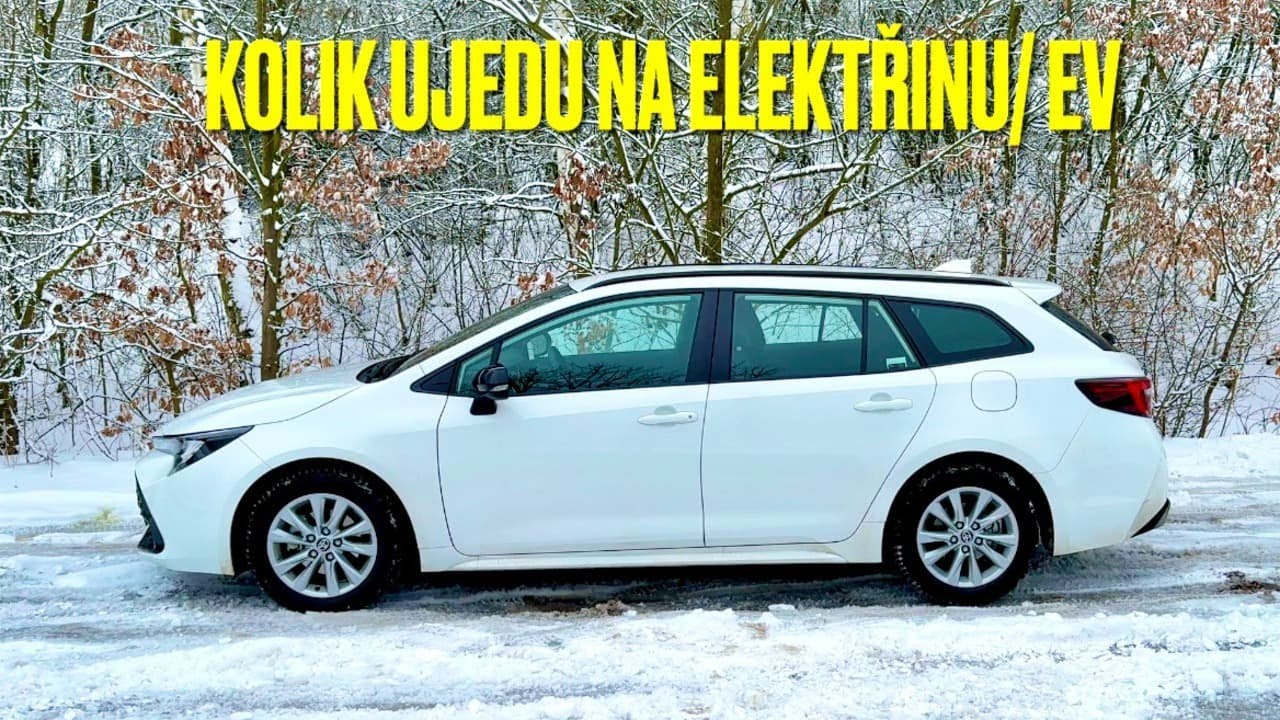 Toyota Corolla Hybrid EV mód – Kolik ujede na elektřinu?