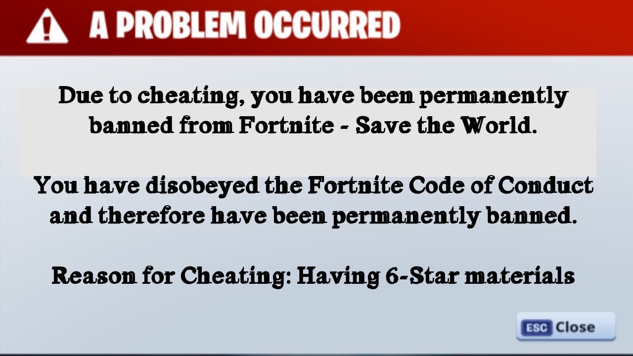 WHAT HAPPENS WHEN YOU HAVE 6 STAR MATERIALS ON FORTNITE SAVE THE WORLD ( EPIC BANNED HIM )