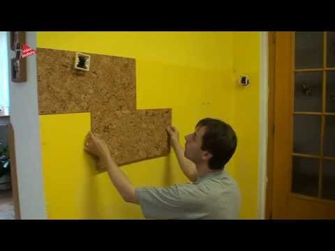 Jak nalepit korkové obklady na stěnu