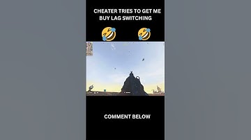 CHEATER TRIES TO GET ME BUY LAG SWITCHING#shorts