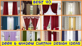 Best 40+ Curtains Ideas 2023 || Window & Door Curtain Designs || Home Interior Design #3dplan #home Resimi