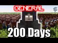 200 Days as a GENERAL in Modded Minecraft