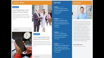 Enlighten - How to Configure News, Twitter and Message Section on Homepage | WordPress Tutorial