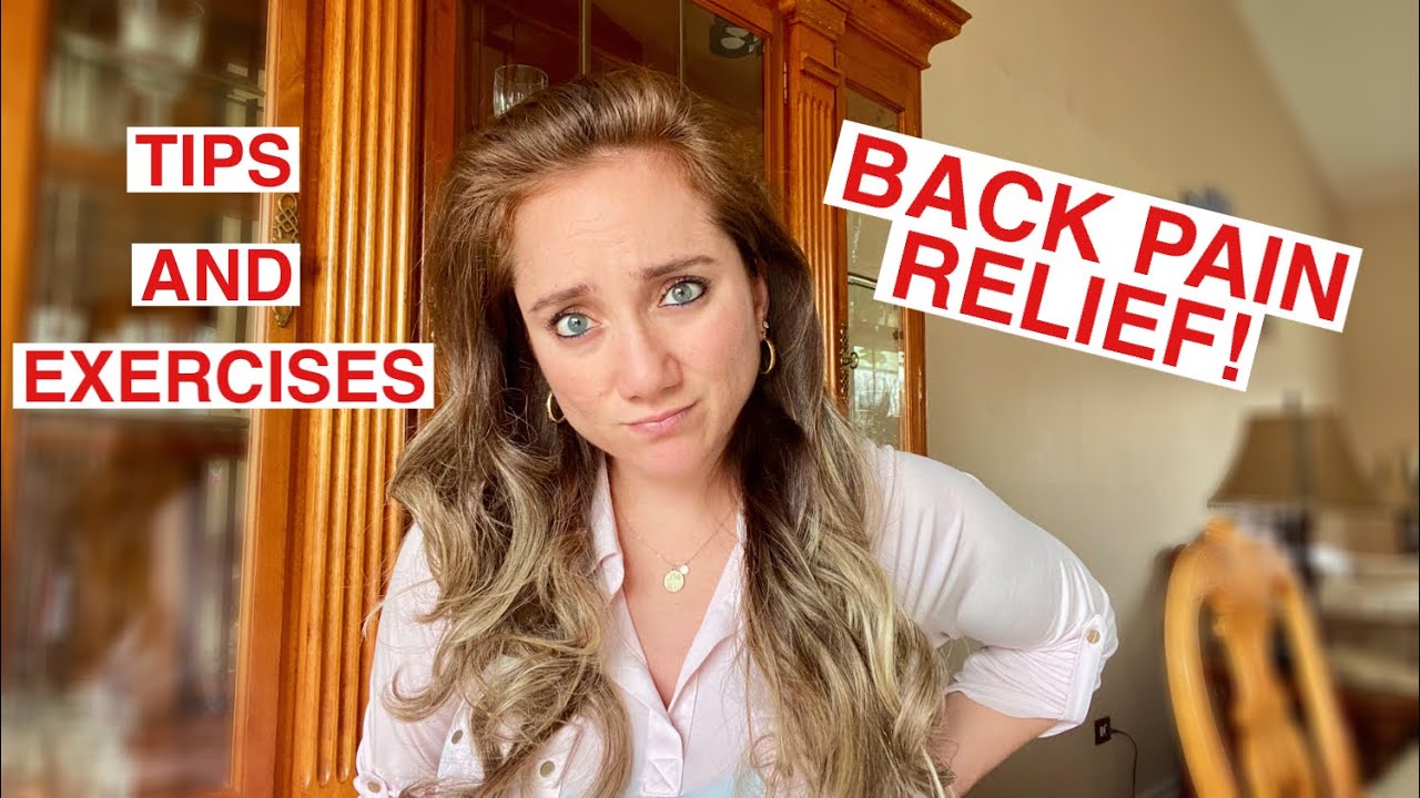 Back Pain Relief Tips And Exercises | Be Well With Dr. Donna - YouTube