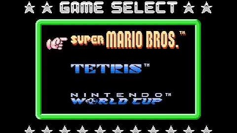 Super Mario Bros. + Tetris + Nintendo World Cup(NES)(Europe) Intro(Take 1)(09-15-14)