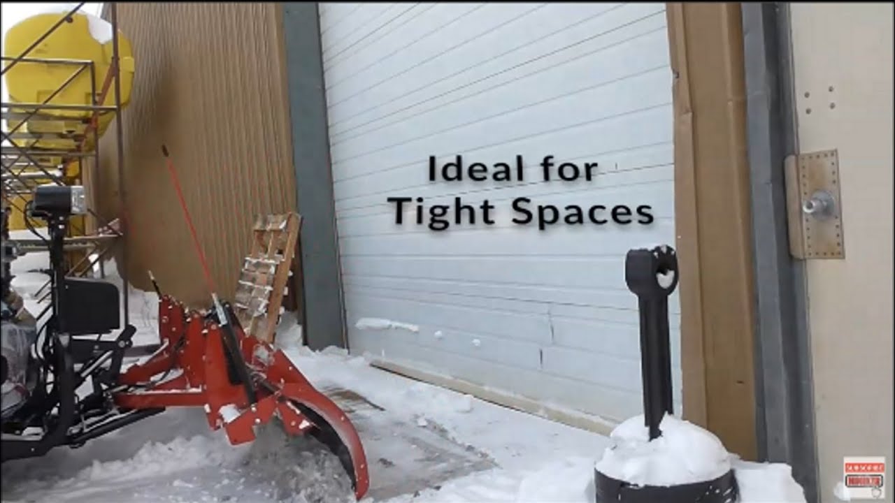 Hiniker C snow plow Converts from a push plow to a pull snow plow 3/4