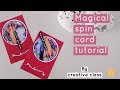 Spin Card Tutorial ||magical card || Card for Special occasion || scrapbook ideas