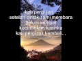 ADAM AHMAD Kau Pergi Jua Lirik ADAM AHMAD Kau Pergi Jua Lirik