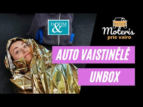 Automobilio vaistinėlės apžvalga | unbox | Pirmoji pagalba I dalis | D&DM