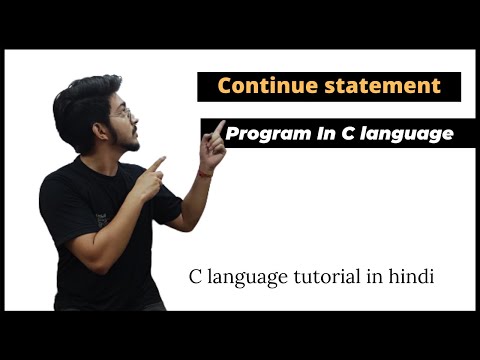 C Program to continue statement with loop || program in c.