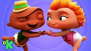 Video voorbeeld van "Bebés bailarines | Mini Beat Power Rockers | Discovery Kids"