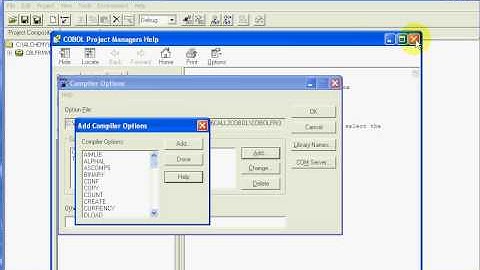 NetCOBOL for Windows Tutorial: Project Manager Overview