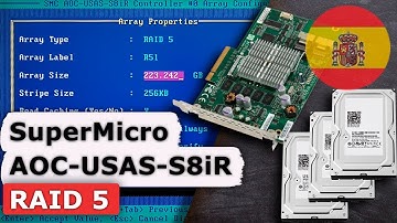 Cómo Recuperar Datos de una Matriz RAID de un Controlador Inactivo Supermicro AOC USAS S8iR