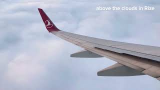 with @Turkish Airlines from Istanbul to Rize
