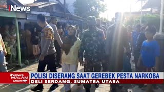 Gerebek Pesta Narkoba di Deli Serdang, Polisi Malah Dibacok OTK - iNews Malam 26/04