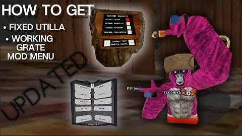 How To Get FIXED UTILA + WORKING GRATE MENU in Gorilla Tag (Updated)